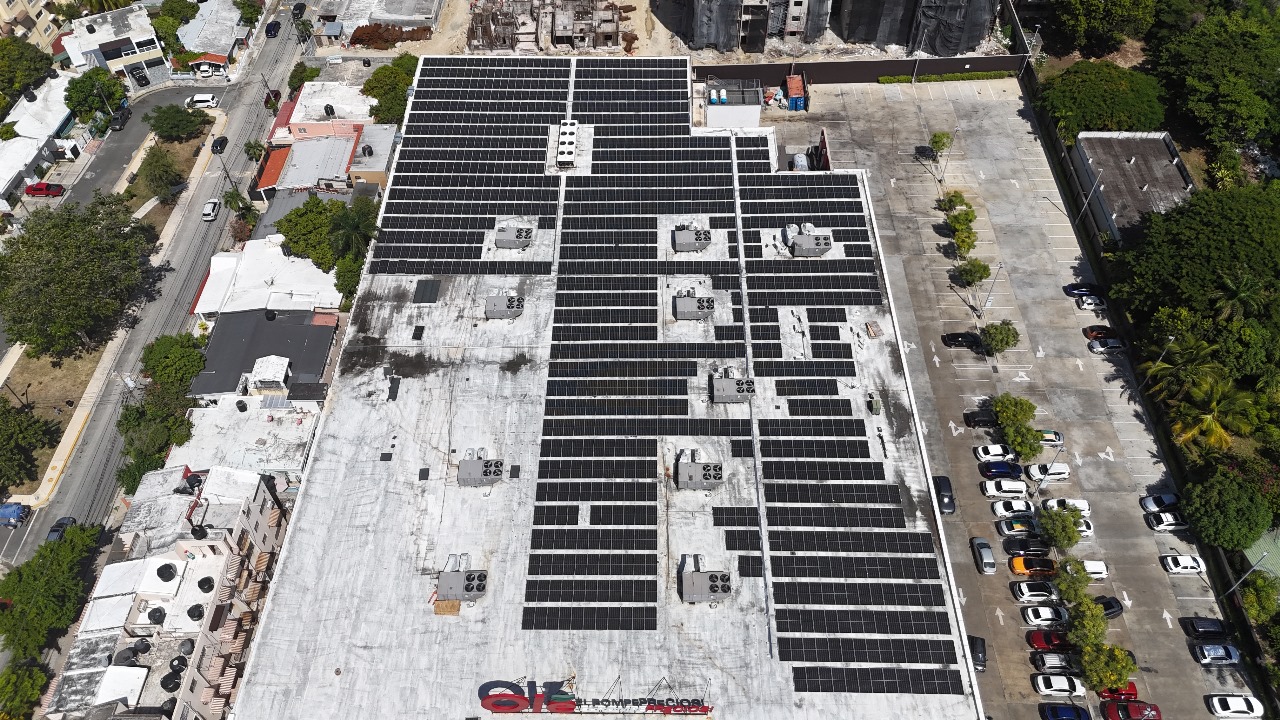 Techo comercial Ole — vista aérea